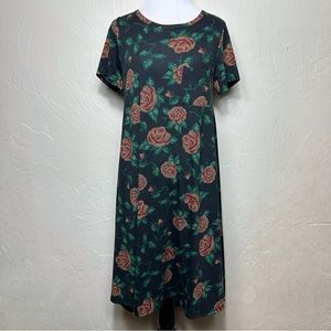 LuLaRoe Carly High-Low Dress Pixelated Rose XS!